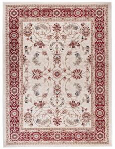 Makro Abra Kusový koberec klasický COLORADO K473C bílý červený Rozměr: 120x170 cm