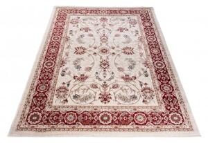 Makro Abra Kusový koberec klasický COLORADO K473C bílý červený Rozměr: 250x350 cm