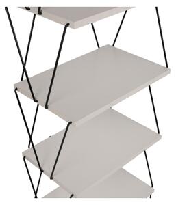 Knihovna BALABAN 165x48 cm bílá/černá