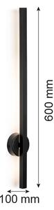 Argon 8052 - LED Nástěnné svítidlo ASSE LED/6W/230V černá