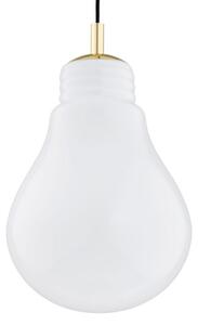 Argon 4879 - Lustr na lanku JESSE 1xE27/15W/230V zlatá/bílá
