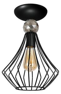 Přisazený lustr JEWEL 1xE27/60W/230V černá
