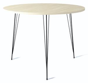 Jídelní stůl SANDALF 90 cm béžová/černá
