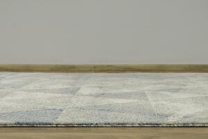 Balta Kusový koberec WORLD 78312/542 Trojúhelníky béžový / šedý / modrý Rozměr: 80x150 cm