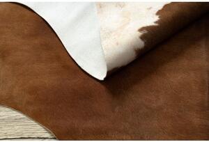 Dywany Luszczow Koberec umělá hovězí kůže G5070-2 Hnědo-bílá kůže Rozměr koberce: 100 x 150 cm