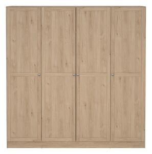 Šatní skříň v dekoru dubu v přírodní barvě 195,5x200 cm Billund – Tvilum