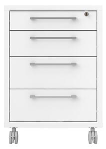 Bílá uzamykatelné skříňka 48x68 cm Prima – Tvilum