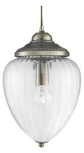 Searchlight 1091AB - Lustr na lanku PINEAPPLE 1xE27/60W/230V mosaz