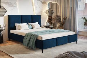 Čalouněná postel Valeri 160x200 cm Barva: Béžová - Jasmine 24