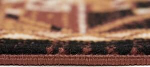 Makro Abra Klasický kusový koberec EUFRAT C645A hnědý Rozměr: 80x150 cm