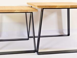 Konferenční stolky - set Slavík větší a menší Varianty velikostí stolů (D x Š x V): 50x50x45 a 65x65x50 (cm)