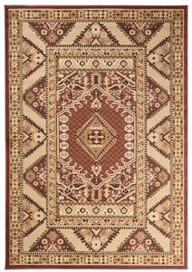 Makro Abra Klasický kusový koberec EUFRAT L429A hnědý Rozměr: 80x150 cm