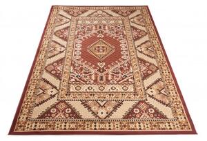Makro Abra Klasický kusový koberec EUFRAT L429A hnědý Rozměr: 80x150 cm