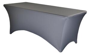 TENTino Elastický potah na skládací stůl 180-183x76 cm VÍCE BAREV Barva ubrusu: ŠEDÁ ANTRACIT