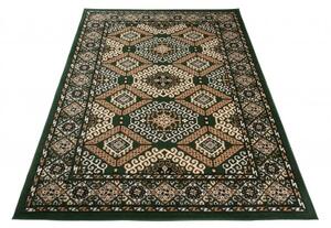 Makro Abra Klasický kusový koberec EUFRAT C031A zelený Rozměr: 70x140 cm