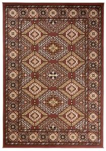 Makro Abra Klasický kusový koberec EUFRAT C031A hnědý Rozměr: 200x300 cm