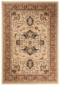 Makro Abra Klasický kusový koberec EUFRAT Q011A světle béžový Rozměr: 70x140 cm