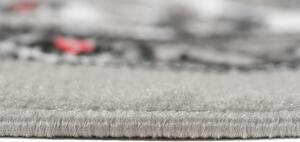 Makro Abra Klasický kusový koberec EUFRAT Z835C šedý Rozměr: 80x150 cm