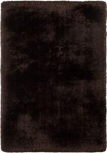 Nirmal Kusový koberec jednobarevný Shaggy Plush Čokoládový tmavě hnědý Rozměr: 120x170 cm