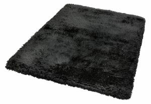 Nirmal Kusový koberec jednobarevný Shaggy Plush černý Rozměr: 120x170 cm