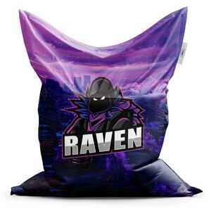 Sablio Sedací vak FORTNITE RAVEN Steampunk město - 150x100 cm