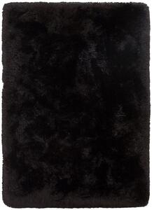 Nirmal Kusový koberec jednobarevný Shaggy Plush černý Rozměr: 200x300 cm
