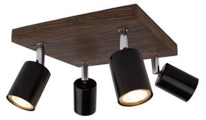 Spot-Light DO2910456 - Stropní bodové svítidlo MANARA 4xGU10/5W/230V borovice