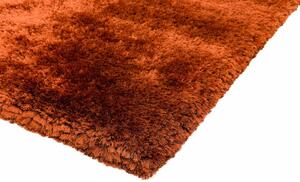 Nirmal Kusový koberec jednobarevný Shaggy Plush Rust rezavý / hnědý Rozměr: 200x300 cm