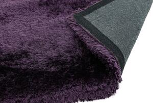 Nirmal Kusový koberec jednobarevný Shaggy Plush Purple fialový Rozměr: 70x140 cm