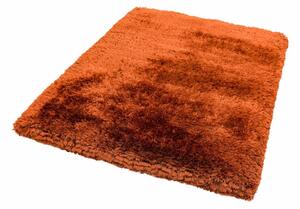 Nirmal Kusový koberec jednobarevný Shaggy Plush Rust rezavý / hnědý Rozměr: 120x170 cm
