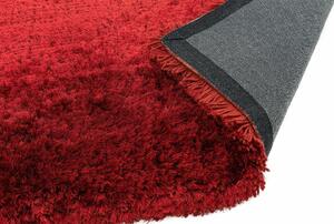 Nirmal Kusový koberec jednobarevný Shaggy Plush červený Rozměr: 120x170 cm