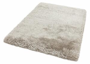 Nirmal Kusový koberec jednobarevný Shaggy Plush Sand světle šedý Rozměr: 120x170 cm