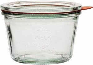 Zavařovací sklenice Weck 250 ml, s víčkem, těsněním a svorkami, výška 70 mm, sada 4 ks