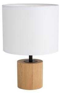 Spot-Light DO708191174 - Stolní lampa KRETA 1xE27/25W/230V borovice/bílá