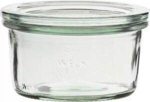 Zavařovací sklenice Weck 165 ml, s víčkem, sada 6 ks