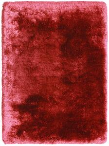 Nirmal Kusový koberec jednobarevný Shaggy Plush červený Rozměr: 160x230 cm