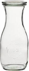 Zavařovací sklenice Weck 500 ml, na džus, mošt a ovoce, s víčkem, těsněním a svorkami, sada 4 ks