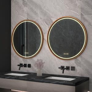 Zrcadlo LED 60cm MMJ BRUSH ROSE GOLD