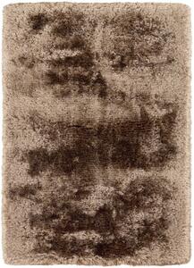 Nirmal Kusový koberec jednobarevný Shaggy Plush Taupe béžový Rozměr: 160x230 cm