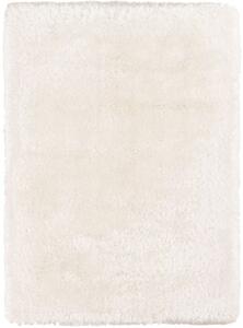 Nirmal Kusový koberec jednobarevný Shaggy Plush bílý Rozměr: 160x230 cm