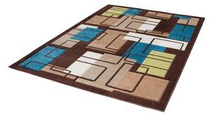 Makro Abra Kusový koberec SUMATRA C236A hnědý modrý béžový Rozměr: 80x150 cm
