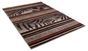 Makro Abra Kusový koberec SUMATRA H093D Listí tmavě hnědý Rozměr: 190x270 cm