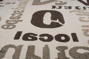 Makro Abra Kusový koberec SUMATRA E336A Písmena krémový Rozměr: 240x330 cm