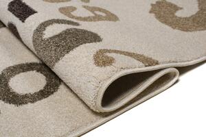 Makro Abra Kusový koberec SUMATRA E336A Písmena krémový Rozměr: 200x290 cm