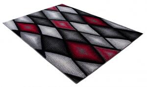 Makro Abra Kusový koberec SUMATRA J373B šedý černý červený Rozměr: 190x270 cm