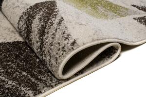 Makro Abra Kusový koberec SUMATRA E316B šedý bílý zelený Rozměr: 80x150 cm
