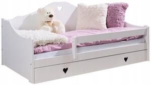 Via-nábytek Dětská postel Adéla s šuplíkem Rozměry: 80 x 180, Povrchová úprava postele: Bílá