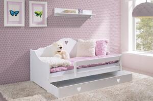 Via-nábytek Dětská postel Adéla s šuplíkem Rozměry: 80 x 160, Povrchová úprava postele: Bílá