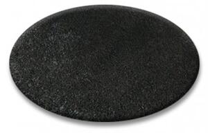 Makro Abra Kulatý koberec SHAGGY 5cm černý Rozměr: průměr 100 cm