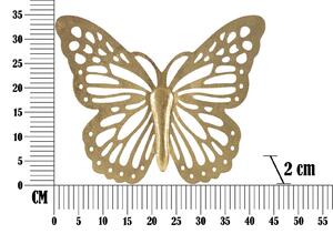 Nástěnný motýl FARFALLA DA MURO 43X2X35 cm MIN 2